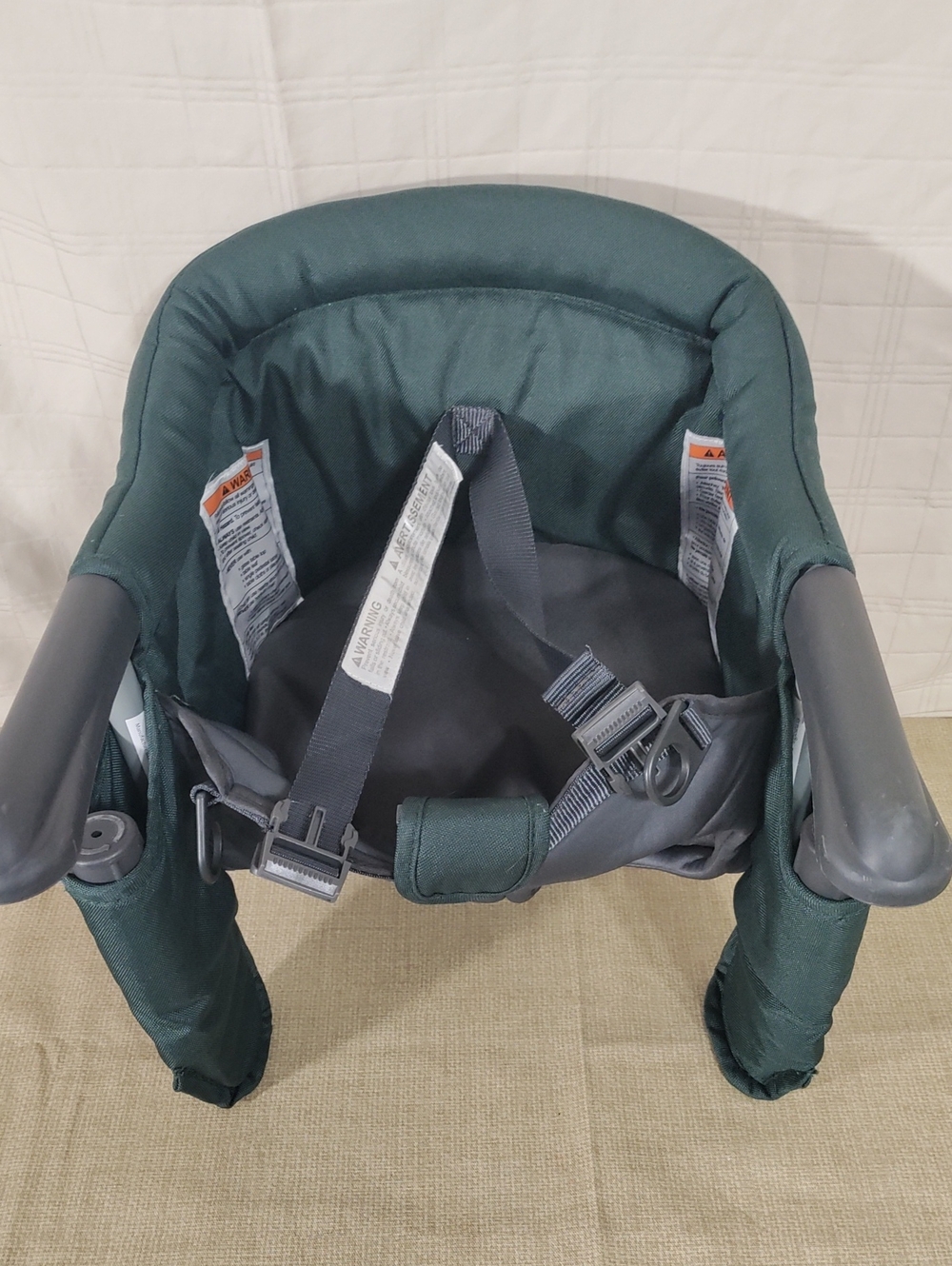 Inglesina Fast Table Chair Dark Green (Good Condition) Washed/Cleaned